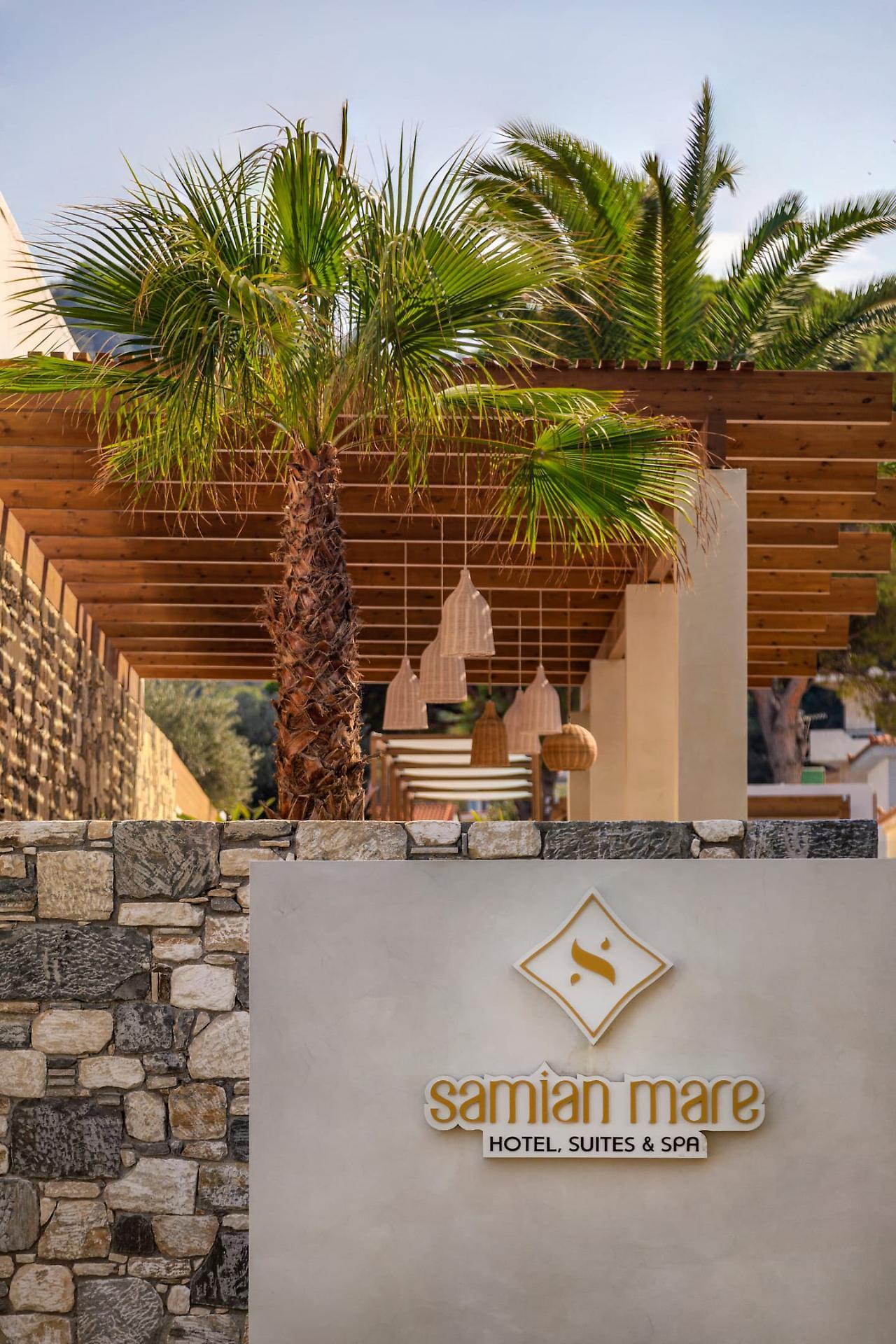 Samian Mare Hotel, Suites & Spa Karlovassi Exterior foto